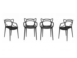 Kartell Masters Set 4 Pcs Chairs Mohd Shop